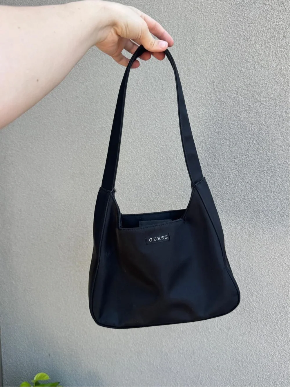 GUESS Black Y2K Shoulder Bag - Sleek Everyday Tote